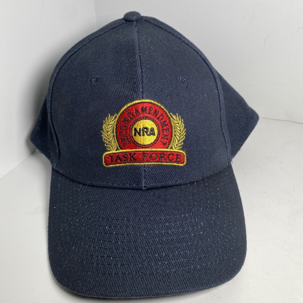 NRA Second Amendment Task Force Baseball Cap Hat Hook And‎ Loop Embroidery Gift